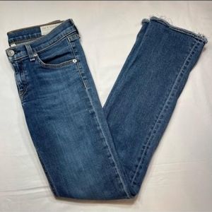 Rag & Bone Low-Rise Straight Jean